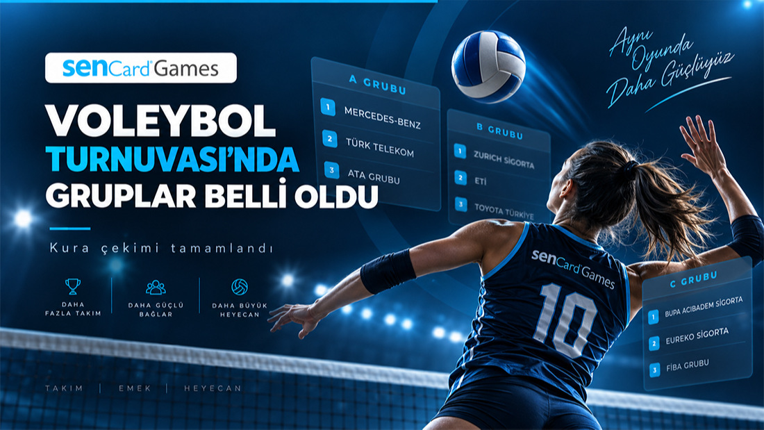 senCard Games Voleybol Turnuvası’nda Gruplar Belli Oldu!
